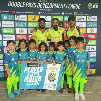 A huge moment for our Under 7 team! They played their first official league match in the DPDL, with Dhruv earning the Player of the Match award.