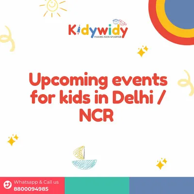 I am always on the lookout for the next fun thing for your kids. Follow me for regular updates on exciting upcoming events for children all over Delhi and NCR.
