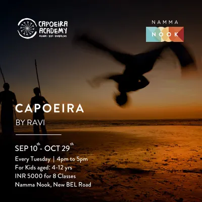 Announcing our Capoeira classes for kids aged 4-12. These sessions are a perfect blend of martial arts, dance, and acrobatics, designed to be engaging and fun.