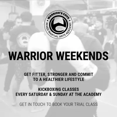 Your busy schedule is no longer an excuse. Our Warrior Weekends program offers kickboxing classes every Saturday and Sunday, specially designed for those who want to train on the weekend.