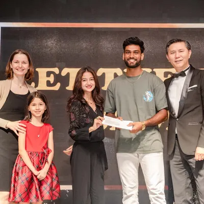 We were honored to be trusted as judges for the Courtyard by Marriott Mumbai's Annual Awards 2023. This moment on stage reflects our capacity to handle judging for prestigious corporate functions with professionalism and expertise.