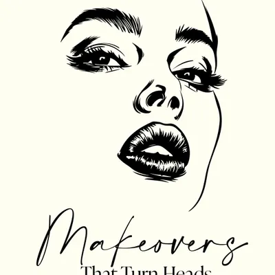 Our mission is simple: to create makeovers that turn heads. This graphic embodies our philosophy of crafting bold, beautiful, and confident looks for our clients.