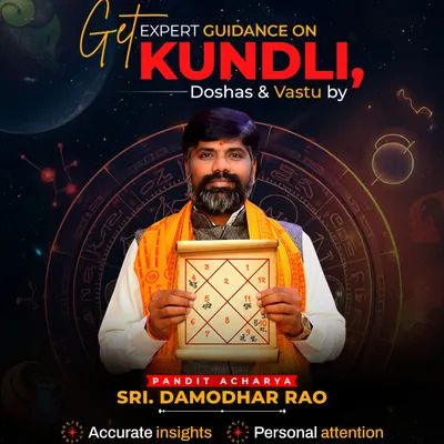 Get expert guidance on your Kundli, doshas, and Vastu. My consultations provide accurate insights and personal attention, helping you find practical solutions to bring balance and clarity to your life.