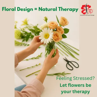 Feeling stressed? We believe that working with flowers is a form of natural therapy. Our classes offer a journey into calmness and mindfulness, helping you connect with nature and boost your mood.