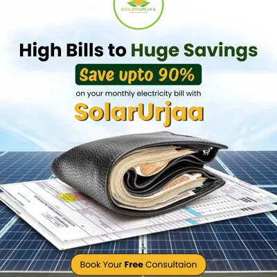 Stop letting high electricity bills drain your wallet. This visual shows how your money can stay with you when you switch to a solar rooftop system, turning a monthly expense into long-term savings.