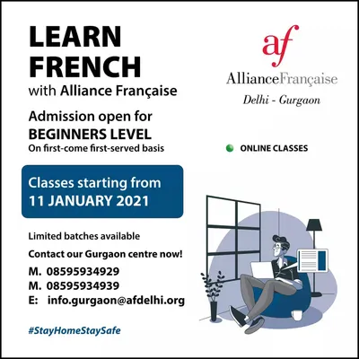 Admissions are open for our beginner level French courses. We offer a structured curriculum with online classes, making it easy to start your language journey with us.