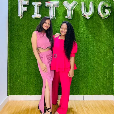 This is us, Aayushi and Akansha, celebrating one successful year of Fityug! Thank you for all the love and support on this incredible journey.
