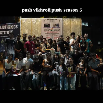 The entire crew from the 'Push Vikhroli Push Season 3' event. A day of incredible strength, competition, and community.