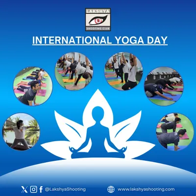 A collage from our International Yoga Day sessions held across our centers. We incorporate mindfulness and movement into our athletes' routines to strengthen both body and mind.
