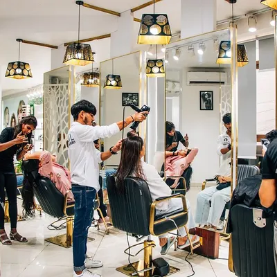 A typical busy day at Paul Salon. We love the energy and buzz of our team working together to make our clients happy.