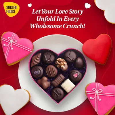 If you want to gift something a little different, my gourmet chocolate boxes are a great choice. This heart-shaped box is filled with an assortment of dark, milk, and white chocolates, perfect for Valentine's Day or any romantic occasion.