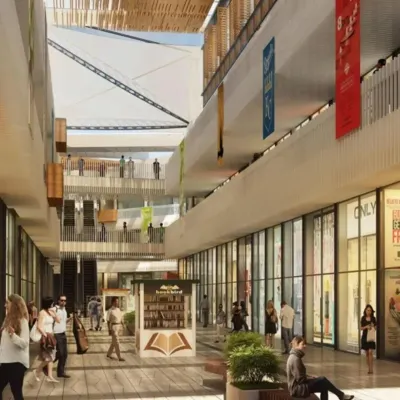 For AIPL Joystreet in Nagpur, we drew inspiration from the energy of Indian streets. This rendering shows how we created a walkable urban experience with open corridors, layered public zones, and a fluid pedestrian flow.