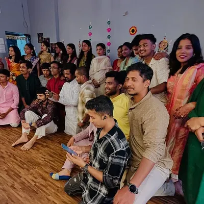 Our Incredible Mallakhamb family celebrating Diwali together. It's moments like these that showcase the spirit of togetherness and teamwork in our community.