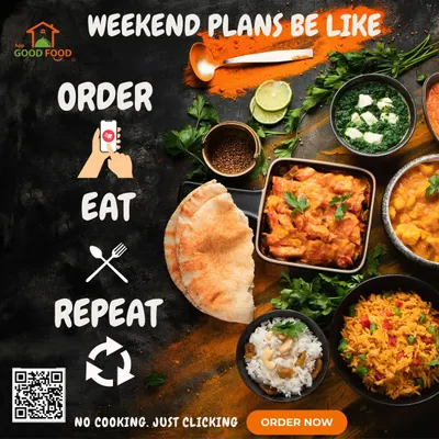 Our weekend plans are simple: Order, Eat, Repeat. With a spread of curries, rice, and breads, there's no cooking, just clicking.