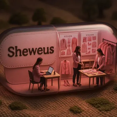 Ambitious women carry so much. This image represents my work at Sheweus: creating a supportive space to help you align your wardrobe with your present self, especially after major life shifts like becoming a mother.