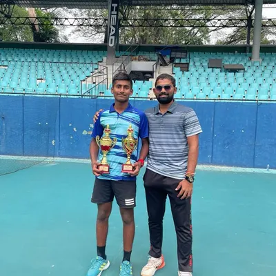 A major international victory for our trainee Ishaan Yadlapalli. He achieved a remarkable double crown, winning both the singles and doubles titles at the U14 Asian Tennis Championship, showcasing his dominance on the Asian junior circuit.