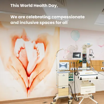 For this neonatal intensive care unit, we used soft, compassionate imagery and integrated advanced medical technology. The design celebrates new life and provides a supportive, hopeful environment for families and newborns.