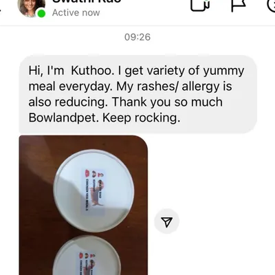 We were so happy to receive this message. Seeing that our varied meal plans are helping Kuthoo with her rashes and allergies is exactly why we started this kitchen. A healthy pet is a happy pet!