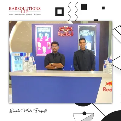 Our team managing one of the three Red Bull Mocktail Bars at the YouTube FanFest at NSCI Dome. We kept the energy high for fans and creators alike.