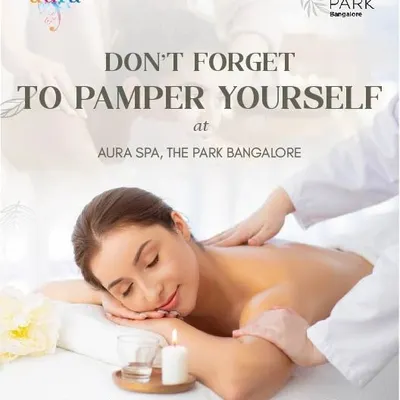 Don't forget to pamper yourself at Aura Spa. Our luxurious treatments are based on the five elements of nature, designed to provide a complete and balanced sense of well-being.