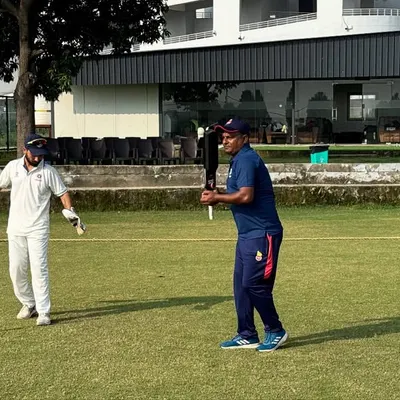 Preparation for the big stage. Here, our players from the Delhi Blues Cricket Club are seen fine tuning their skills ahead of the prestigious JP Atray Cricket Tournament. Our coaching extends to preparing players for high level competition.