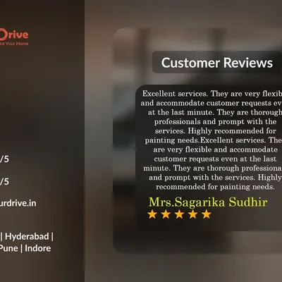 This 5-star review from a happy client highlights my flexibility and prompt, professional service. I am proud to be recommended for all painting and wallpaper needs.