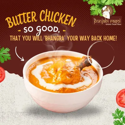 Our Butter Chicken is so good, it will make you want to do the Bhangra. We make it with a lot of care to ensure it is creamy, flavourful, and comforting every single time.