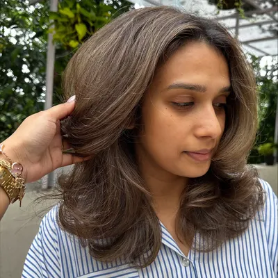 You need a color refresh, we got you. This is the beautiful "after," full of volume and soft, blended color.