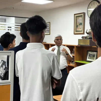 We took a batch of our promising young players to the SUMONA Institute for a scientific sports fitness scan. Here, Dr. Sanjeev P. Sahni, an eminent sports psychologist, consults with the players, breaking down their performance data.