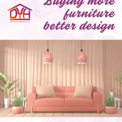 Buying more furniture does not equal better design. True luxury is about balance and character. This image of a simple, well-curated living room shows that the right pieces in the right layout are far more impactful than a room full of clutter.