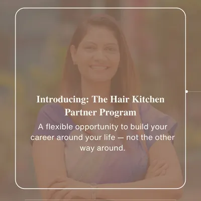 I'm excited to introduce The Hair Kitchen Partner Program. It's a flexible opportunity I created for you to build a career around your life, not the other way around, by sharing your passion for holistic hair care.