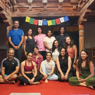 The wonderful group from our magical Ladakh retreat. The bond we formed in this special place, practicing and exploring together, is something I will always cherish.