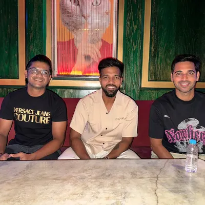 Every moment feels like home. Relaxing with cricketers Bhuvneshwar Kumar and Rinku Singh. The bonds we build off the field are just as important as the work we do on it.