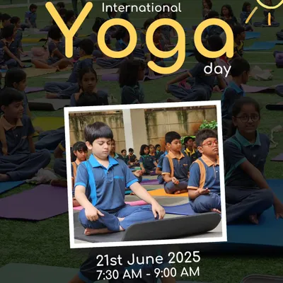 A moment of calm and focus during our International Yoga Day celebration. I believe yoga offers what learners need most: balance, focus, and the presence of mind to navigate their day with quiet strength.
