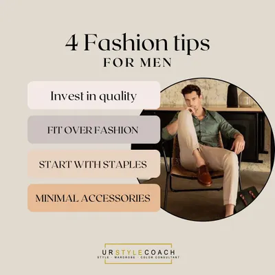 Here are four foundational tips to elevate your style. I focus on investing in quality pieces, prioritizing fit over fleeting fashion trends, starting with staples, and using minimal accessories for a polished look.