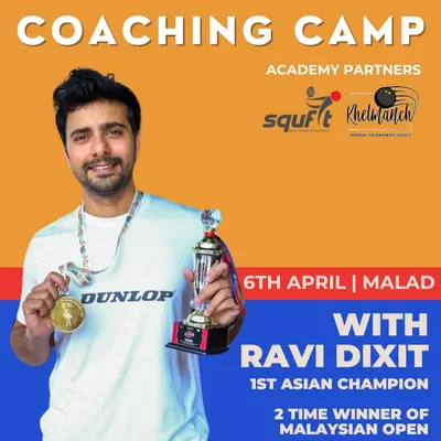 We were thrilled to host a one-day Champions Coaching Camp with Ravi Dixit, a national and Asian champion. We bring the best in the sport to guide our students.