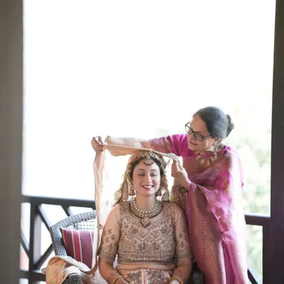 A touching moment between a bride and her mother at a Taj Corbett wedding. These are the precious memories I aim to create space for.