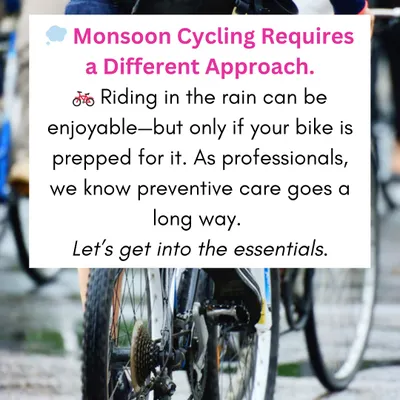 Riding in the Mumbai monsoon requires a different approach to bike care. As professionals, we know that preventive maintenance is the key to protecting your bike from water damage.