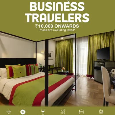 I've designed this package exclusively for business travelers. It includes a stay in our Deluxe Balcony room, airport travel, laundry service, and discounts on spa and dining to make your work trip feel like a vacation.