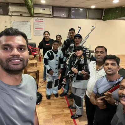A selfie with Team Champion's. The smiles and camaraderie after a good training session are what it's all about.