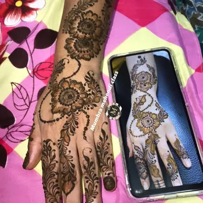 Say Massallah! The client showed me a picture on her phone, and I recreated the design for her. I love bringing your inspiration to life.