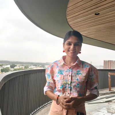 A photo from a site visit. This is the first and most crucial step, where I assess the wall, understand the lighting, and discuss the client's vision for the space.