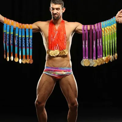 My hero, Michael Phelps. This picture shows what is possible with dedication. He is my inspiration, and his mindset is what I want to pass on to my swimmers.