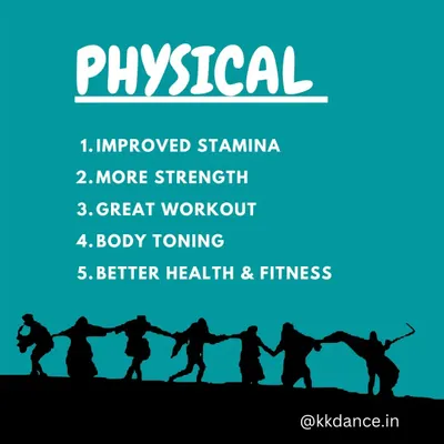 Dancing is a great workout for your body. Our classes are designed to improve your stamina and strength, helping with body toning and overall physical fitness.