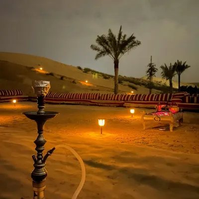 Habibi, come to Dubai. The vibe of a desert night with a shisha setup. My travels heavily influence my music, and this trip to the UAE brought a whole new wave of inspiration.