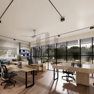 I wanted to create a law office that felt warm and intentional, not intimidating. For the Noir Oak project, I used a minimal palette of oak wood laminates, matte black metal, and leather-textured finishes to create a space that is modern, grounded, and quietly powerful.