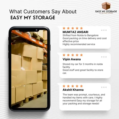Our customers consistently rate us highly for on-time delivery, cost-effective pricing, and professional handling of items. Whether it's a cross-country move from Noida to Bangalore or local car storage, our team ensures a great experience.