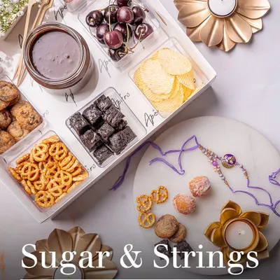 Introducing 'Sugar & Strings', our limited-edition chocolate fondue box for Rakhi. It’s the perfect interactive and indulgent gift to share with your sibling.