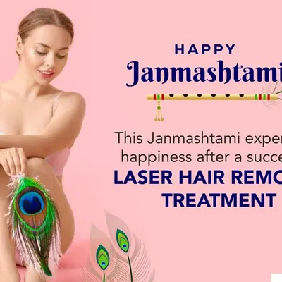 Wishing everyone a Happy Janmashtami. On this festive occasion, consider the gift of smooth, carefree skin with a successful laser hair removal treatment at my clinic.