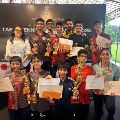 A fantastic group photo of our winners from the 4-Star District Ranking Tournament at Willingdon Sports Club. This image captures the breadth of talent at our academy, with champions across nearly every age category.